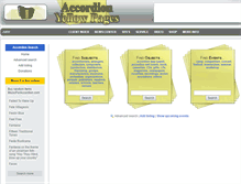 Tablet Screenshot of accordion-yellowpages.com